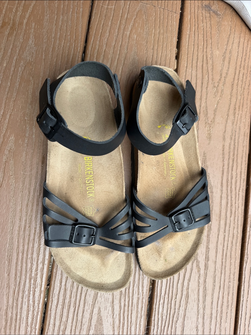 Birkenstock Bali Black Women's Strappy Ankle Strap Sandals 41